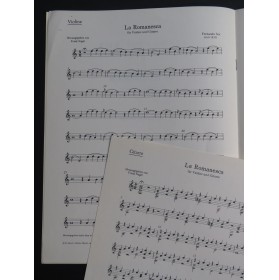 SOR Fernando La Romanesca Guitare Violon 1977