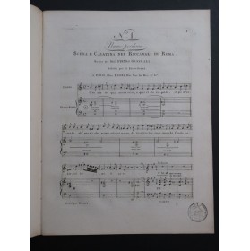 GENERALI Pietro Baccanali di Roma No 1 Chant Piano ca1820
