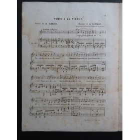 ELWART A. Hymne à la Vierge Chant Piano XIXe