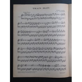 BLANC Yvonne LEVECQUE G. Train Bleu Piano 1945
