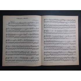 BLANC Yvonne LEVECQUE G. Train Bleu Piano 1945