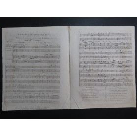 DEVIENNE François Romance d'Estelle No 9 Chant Clavecin Flûte ca1790