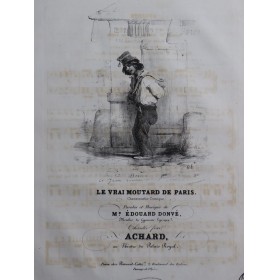DONVÉ Édouard Guguste Chant...