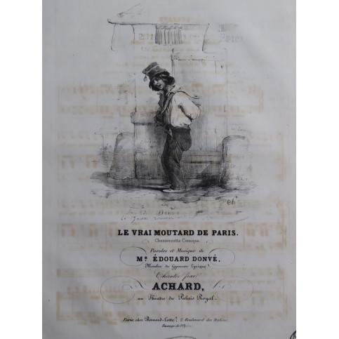 DONVÉ Édouard Guguste Chant Piano ca1840
