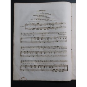 DONVÉ Édouard Guguste Chant Piano ca1840