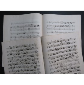 LOUIS N. BRETONNIÈRE V. Fantaisie I Capuletti Flûte Piano ca1850