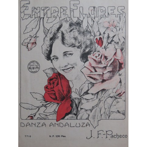 PACHECO J. F. Entre Flores Piano 1922