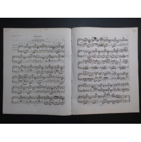 SCHIMON Adolphe Mélodie Piano ca1840