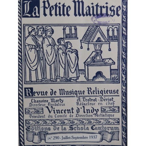 La Petite Maîtrise No 290 Ranse Civil Berthier Chant Orgue 1937