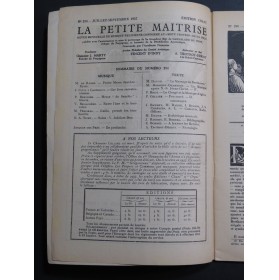 La Petite Maîtrise No 290 Ranse Civil Berthier Chant Orgue 1937