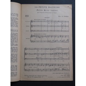 La Petite Maîtrise No 290 Ranse Civil Berthier Chant Orgue 1937