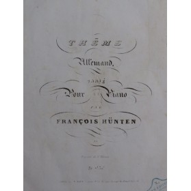HÜNTEN François Thème...