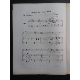 PÉRIER Émile T'adorer vaut bien mieux Chant Piano ca1845