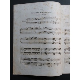 ROSSINI G. La Cenerentola Ouverture Piano 4 mains ca1825
