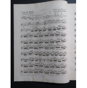 ROSSINI Mosé in Egitto Airs Duos Prière Choeurs Flûte seule ca1850