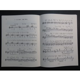 CASTELNUOVO-TEDESCO Mario Platero y Yo op 190 Chant Guitare 1982