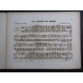BOHLMAN SAUZEAU Henri Les Péchés du Diable Piano ca1845