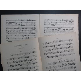 SOMIS G. B. Sonate en Sol Majeur Piano Violon 1910