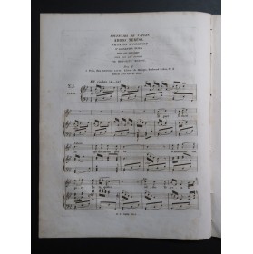 MONPOU Hippolyte Addio Teresa Chant Piano ca1840