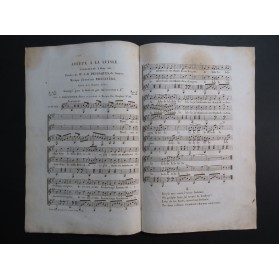 BRUGUIÈRE Edouard Adieux à la Suisse Chant Guitare ca1830