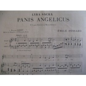 PESSARD Émile Panis Angelicus Orgue Chant 1880