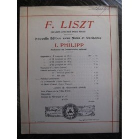 LISZT Franz Mélodies Polonaises Piano 1917