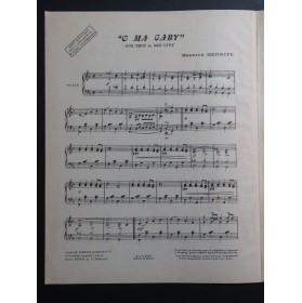 HERMITE Maurice O Ma Gaby Piano 1923