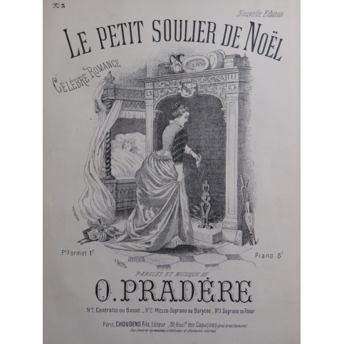 PRADÈRE Onésime Le Petit Soulier de Noël Chant Piano