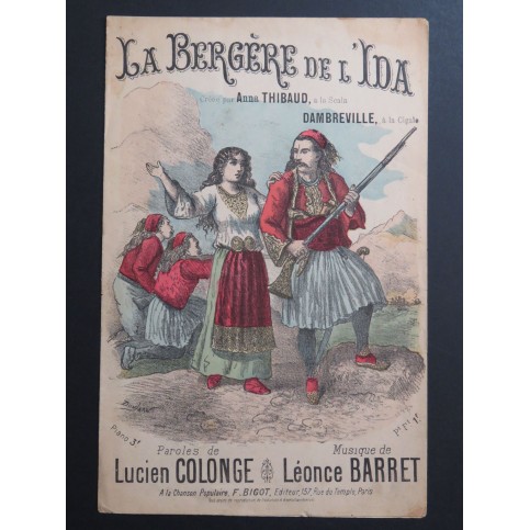 La Bergère de l'Ida Léonce Barret Chant
