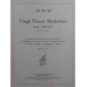 SAINT-SAËNS FRANCK D'INDY...