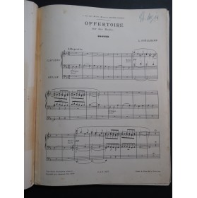 SAINT-SAËNS FRANCK D'INDY GIGOUT Vingt Pièces Modernes Orgue 1909