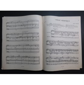 SAINT-SAËNS FRANCK D'INDY GIGOUT Vingt Pièces Modernes Orgue 1909