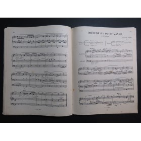 SAINT-SAËNS FRANCK D'INDY GIGOUT Vingt Pièces Modernes Orgue 1909