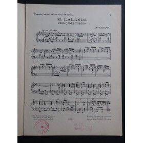 VILLACAÑAS M. M. Lalanda Piano 1929