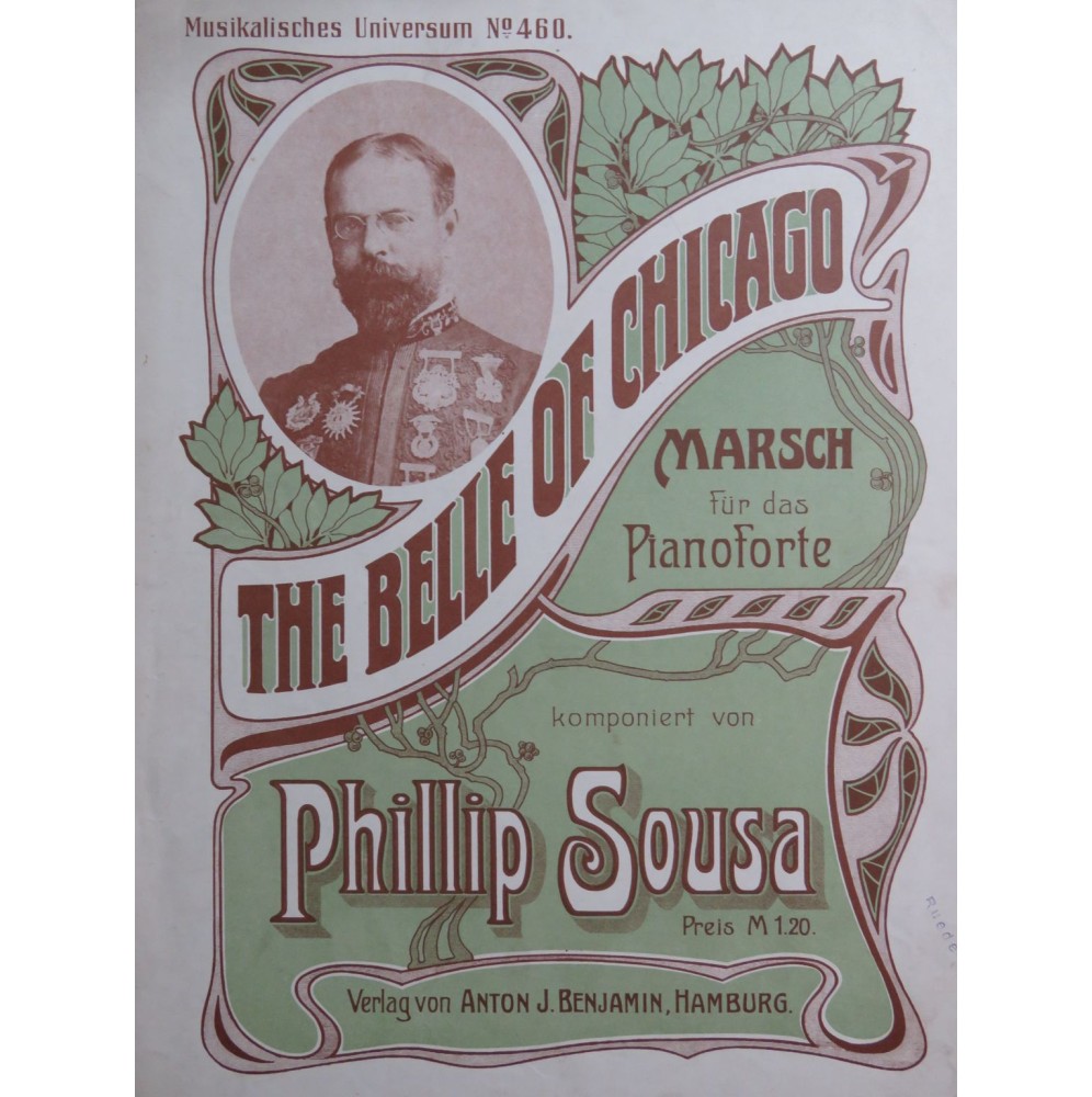 SOUSA John Philip The Belle of Chicago Piano
