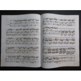 TULOU Jean-Louis Fantaisie sur Plaisir d'Amour Martini Piano Flûte ca1860