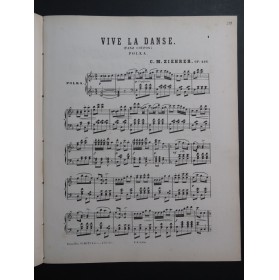 ZIEHRER C. M. Vive la Danse op 216 Piano ca1875
