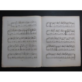 DIAS Jean-Baptiste La Gitana Dédicace Piano ca1850