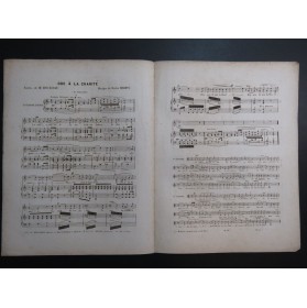 MARTIN Désiré Ode de la Charité Chant Piano ca1840