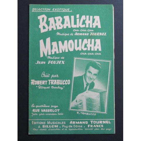 Babalicha Armand Tournel Mamoucha Jean Poujex Accordéon 1961