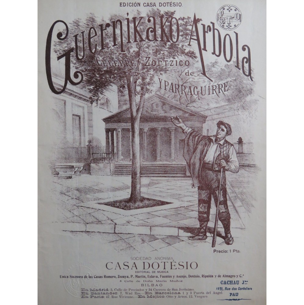 Iparraguirre José María Guernikako Arbola Chant Piano