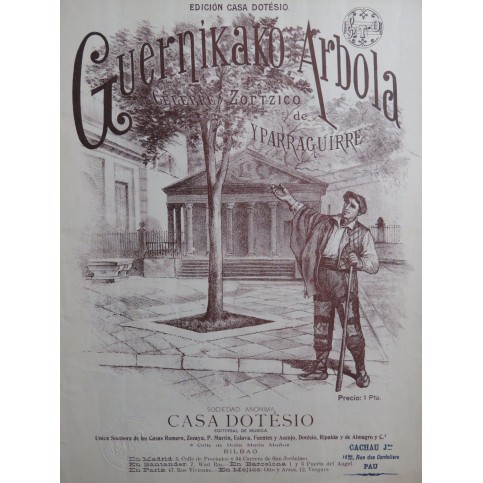 Iparraguirre José María Guernikako Arbola Chant Piano