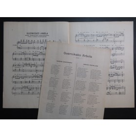 Iparraguirre José María Guernikako Arbola Chant Piano