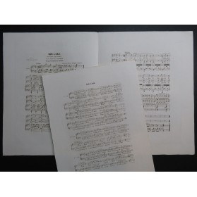 DE LATOUR Aristide Sur l'Eau Chant Piano ca1845