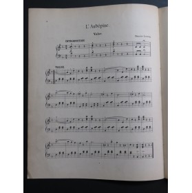 LECOCQ Maurice L'Aubépine Piano