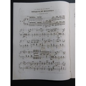 BEYER Ferdinand La Fille du Régiment Bouquet de Mélodies op 42 Piano ca1850