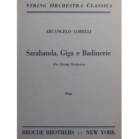 CORELLI Arcangelo Sarabanda...