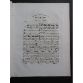 BARRAULT de St ANDRÉ Que si que non Chant Piano ca1840
