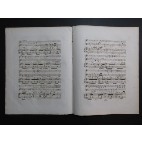 BARRAULT de St ANDRÉ Que si que non Chant Piano ca1840