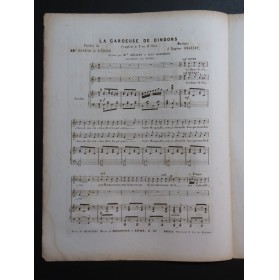 DEJAZET Eugène La Gardeuse de Dindons Chant Piano ca1845
